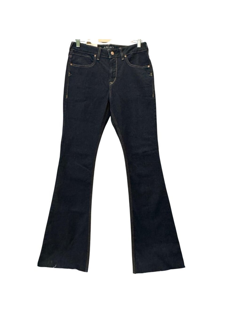 Ariat Women's Jeans 29LHigh-Rise Flare Italian Denim Dark Wash Premium Fit NWT - Picture 1 of 12